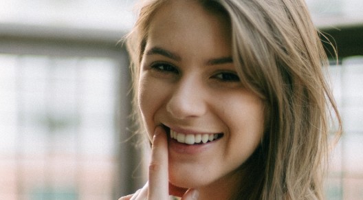 person smiling