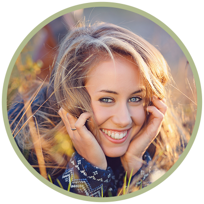 Image of a woman smiling