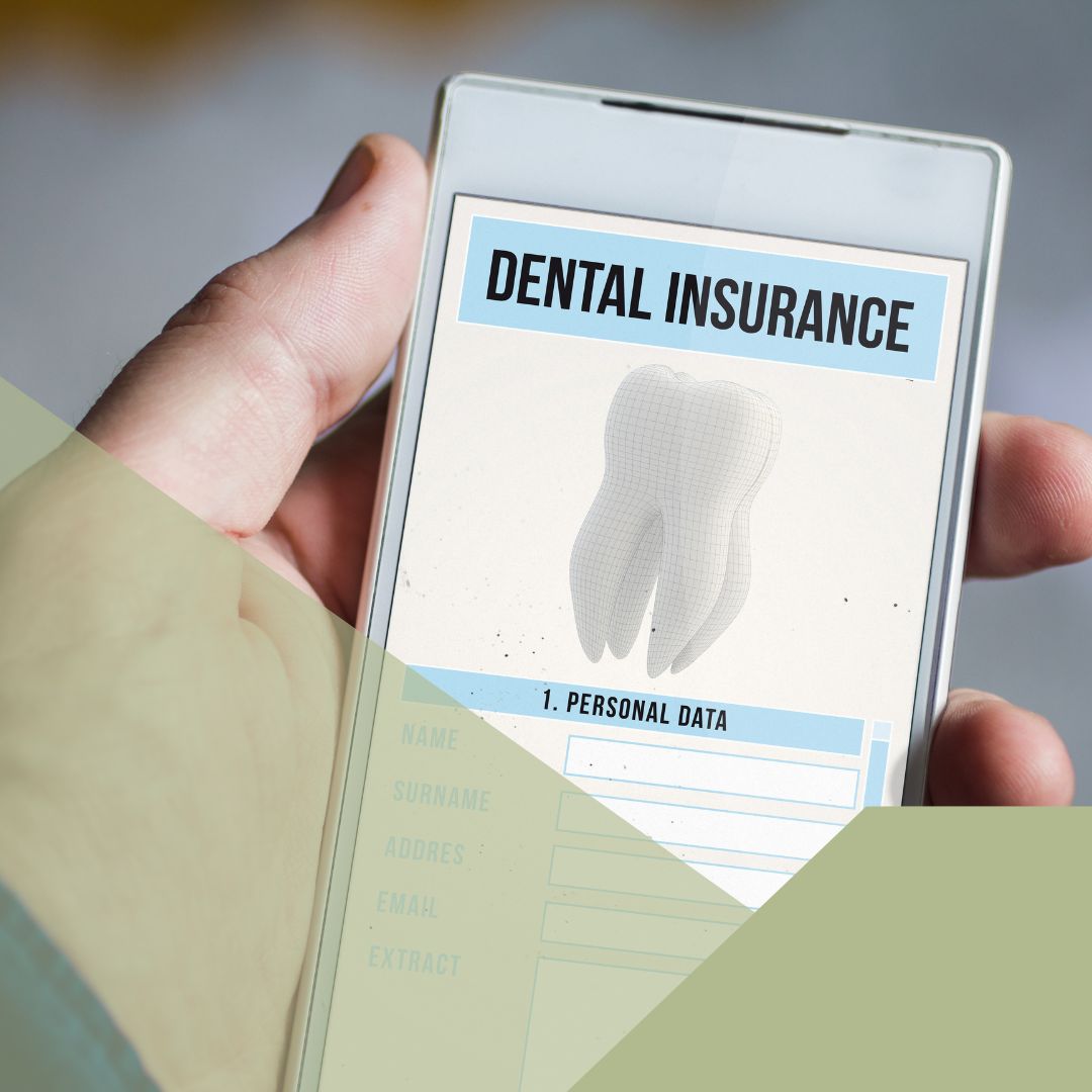 phone screen that says dental insurance