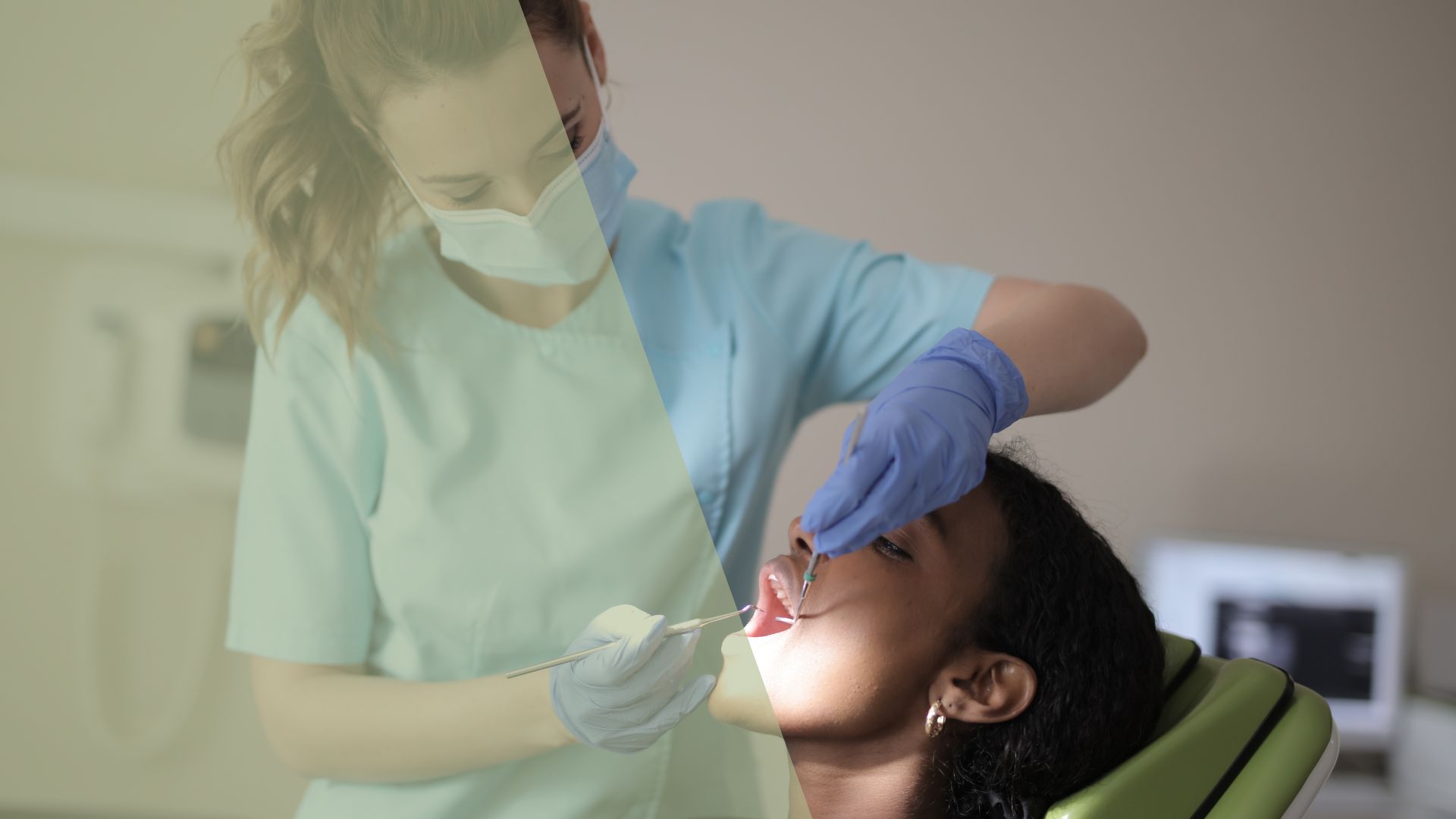 patient at the dentist