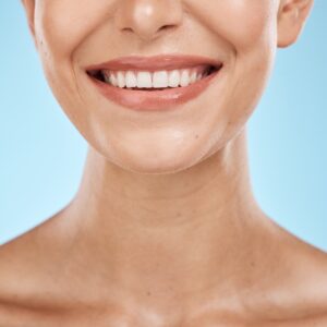 Woman smiling