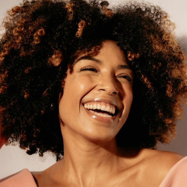 confident smiling woman